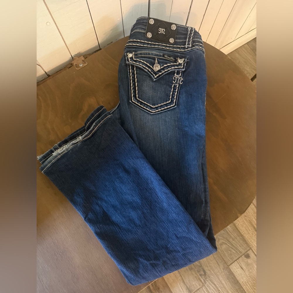 Miss Me Dark Indigo Boot Cut Jeans